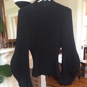 Unique Jacquemus Black High Neck Jumper